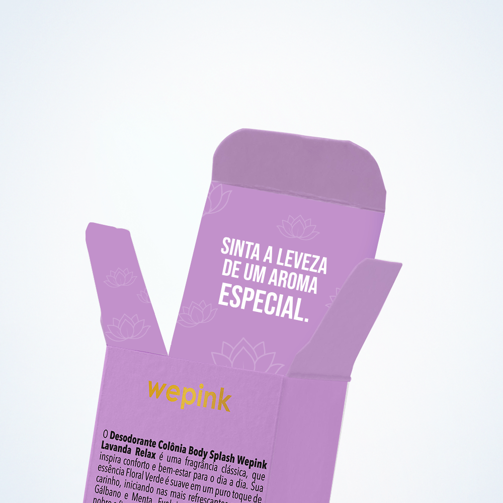 Body Splash Lavanda Relax Desodorante Colônia 200ml - Wepink