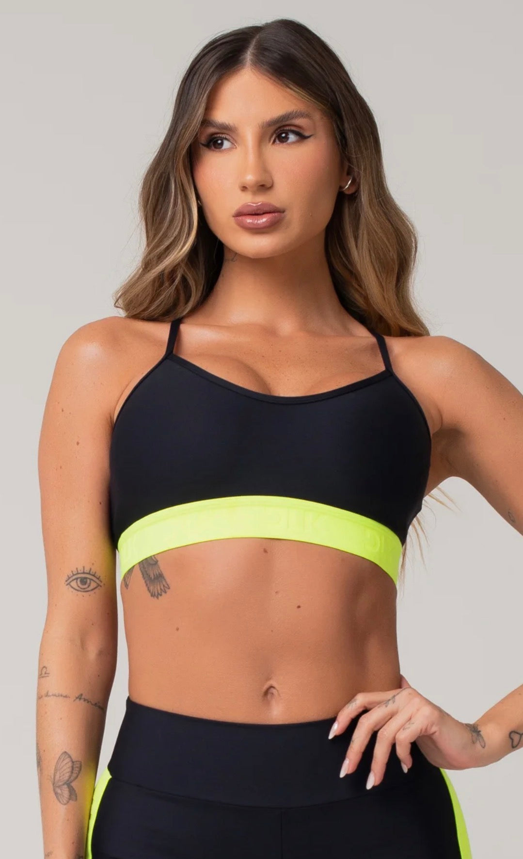 Top amarelo neon DLK