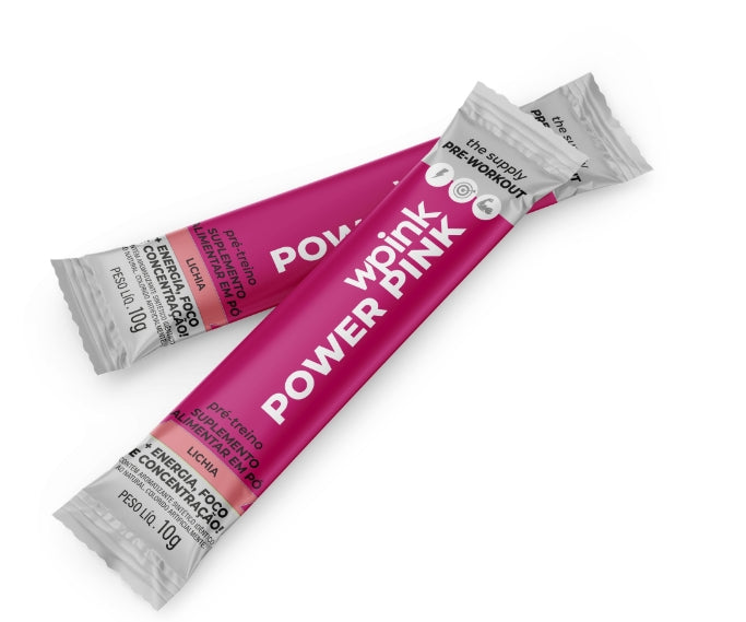power pink de lichia - pré-treino – 300g