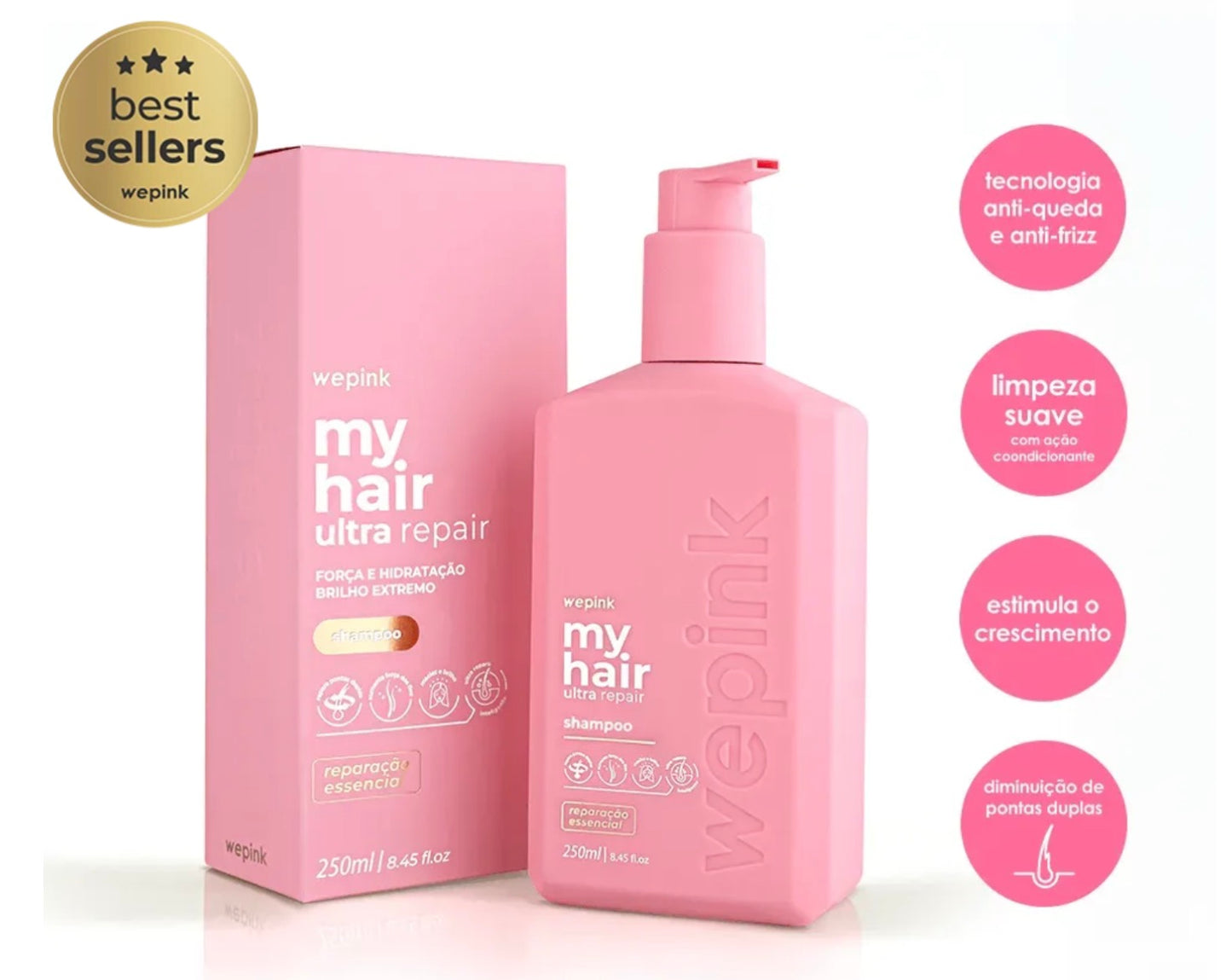 My Hair Ultra Repair Shampoo 250ml - Wepink