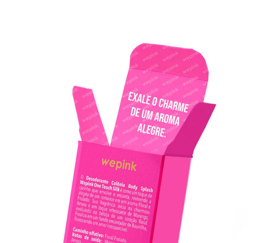Body Splash One Touch Silk Desodorante Colônia 200ml - Wepink