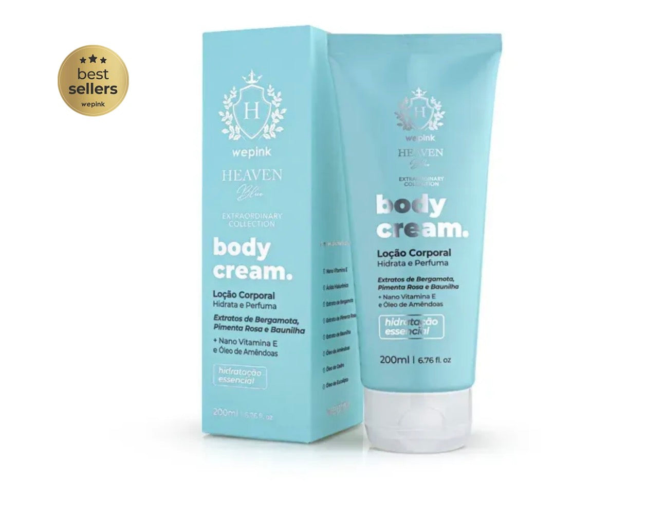 Body Cream Heaven Blue Desodorante Hidratante 200ml - Wepink