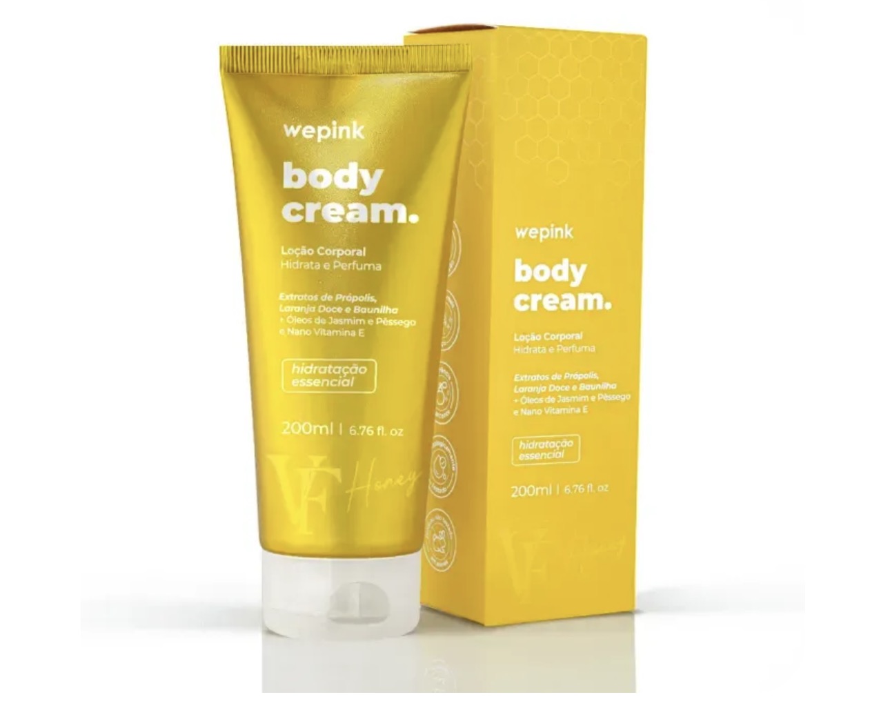 Body Cream VF Honey Desodorante Hidratante 200ml - Wepink