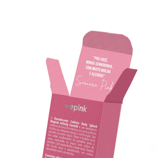 Body Splash Infinity Cosmik Desodorante Colônia 200ml - Wepink
