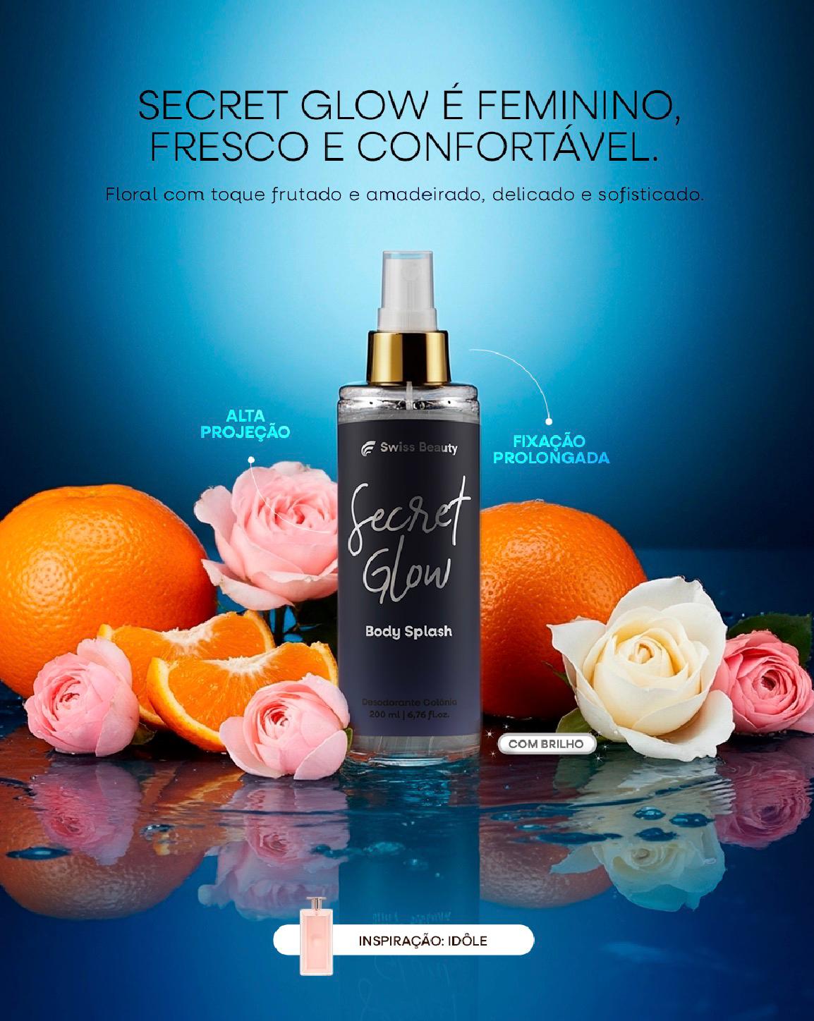 Body Splash Secret Glow Swiss Beauty