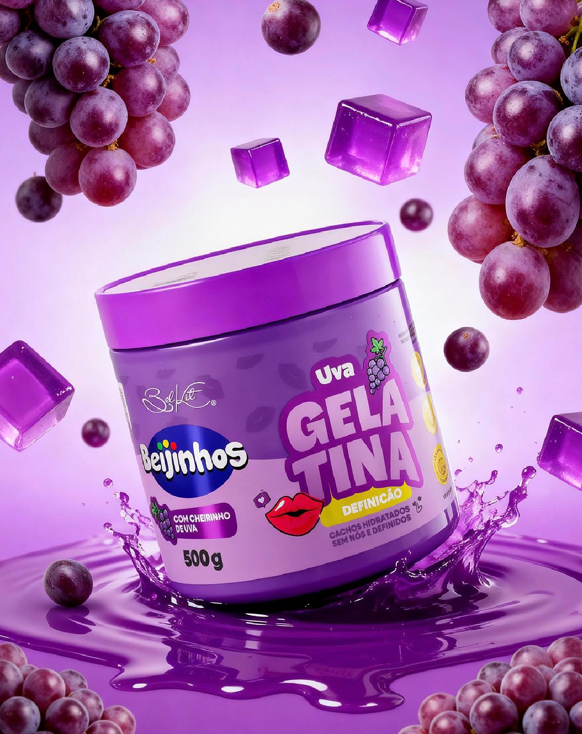 Gelatina Modeladora Uva Belkit