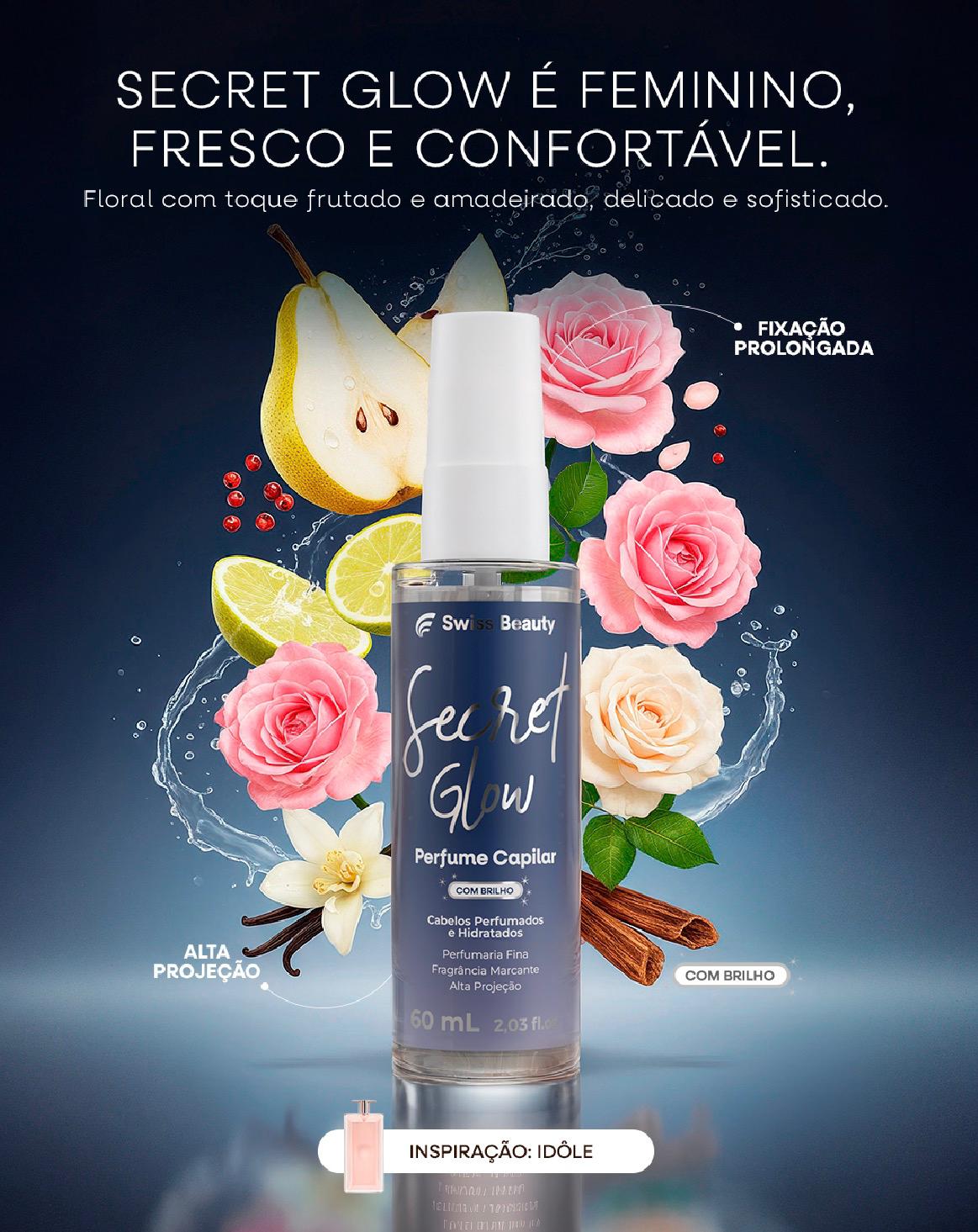 Perfume capilar Swiss Beauty - 60 ML