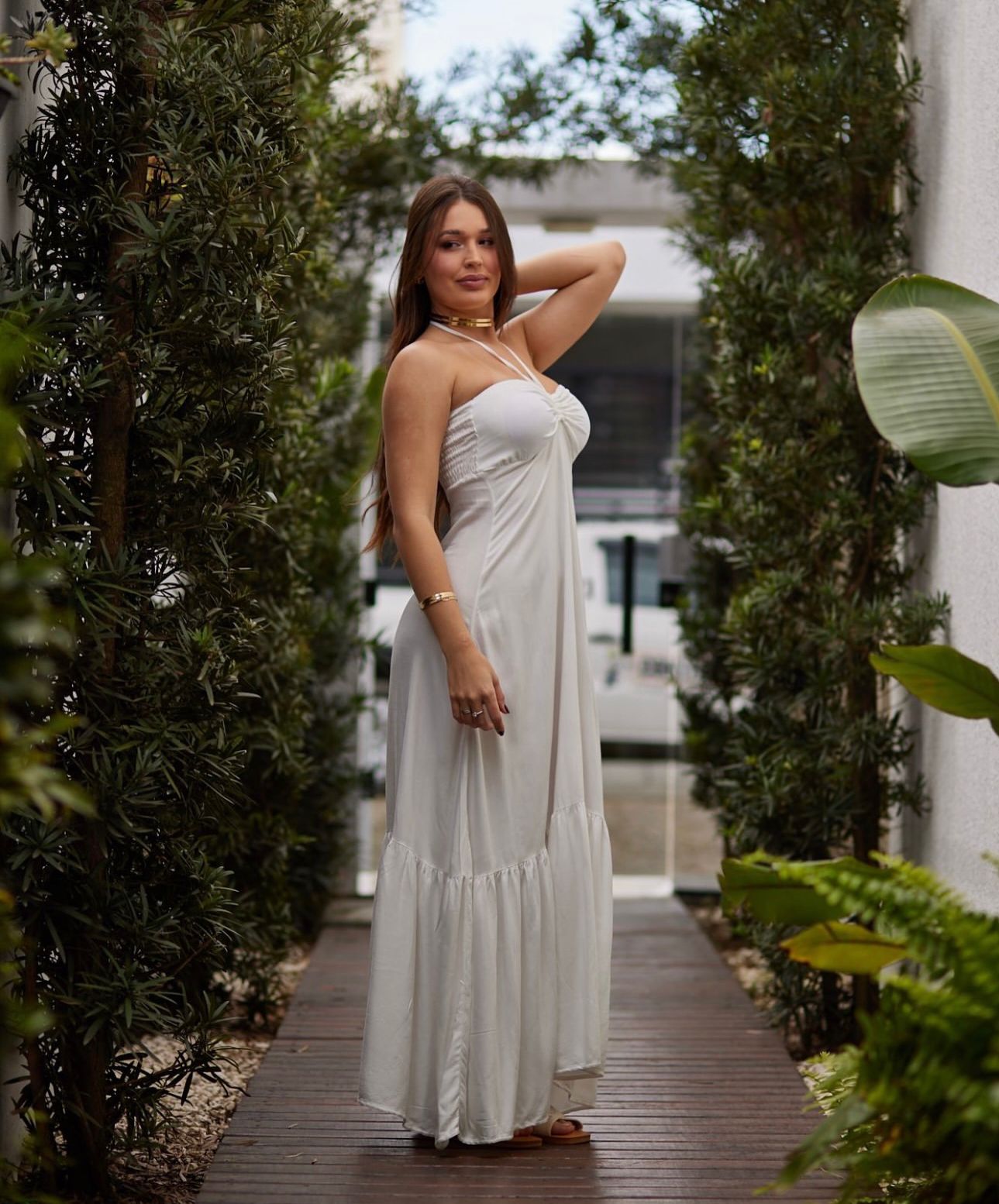 Vestido Iza branco