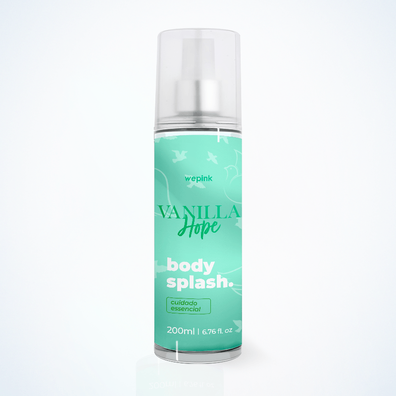 Body Splash Vanilla Hope Desodorante Colônia 200ml - Wepink