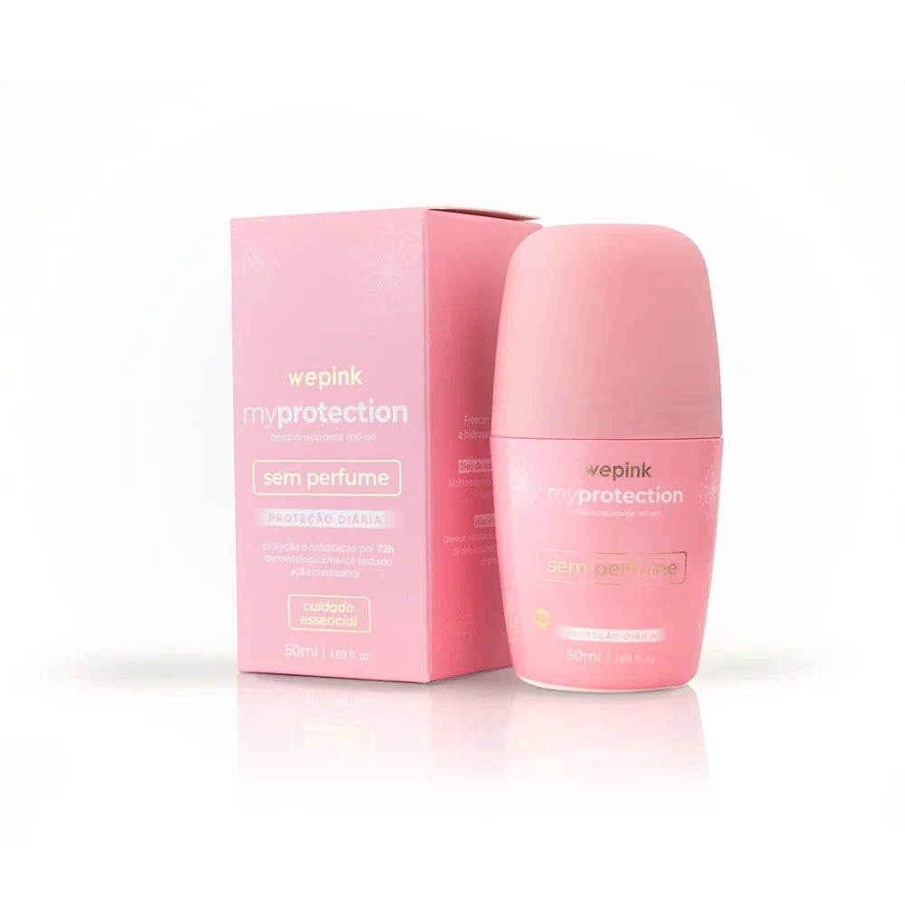 Desodorante Antitranspirante Roll-on Sem Perfume 50ml - Wepink