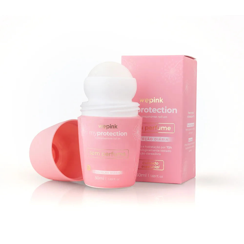 Desodorante Antitranspirante Roll-on Sem Perfume 50ml - Wepink