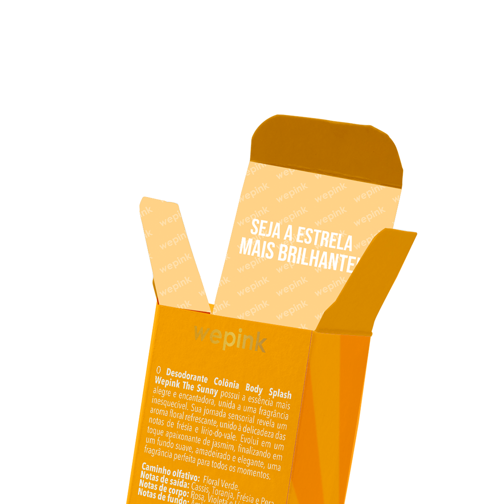 Body Splash The Sunny Desodorante Colônia 200ml - Wepink