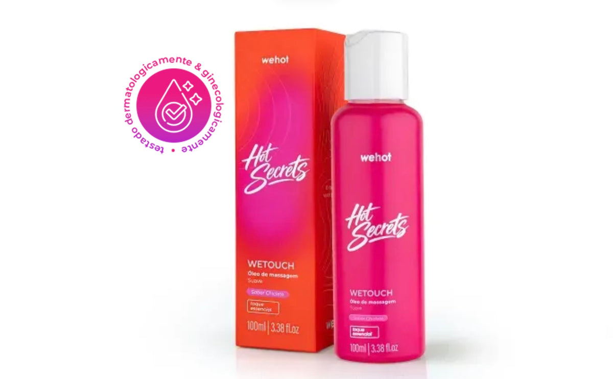 Óleo de Massagem Corporal Chiclete 100ml - Wepink Wehot