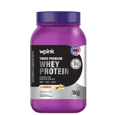 three premium whey protein baunilha 1KG - wp