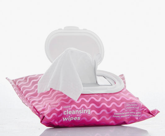 Cleansing Wipes Lenço Umedecido Demaquilante 25 un. - Wepink