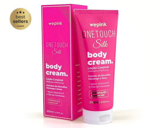 Body Cream One Touch Silk Desodorante Hidratante 200ml - Wepink