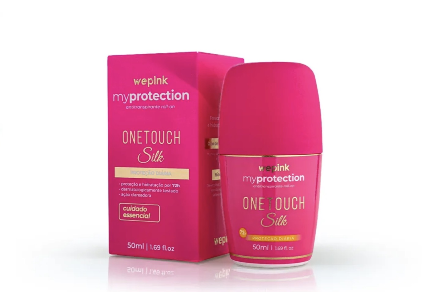 Wepink One Touch Silk Roll-on Antiperspirant Deodorant 50ml