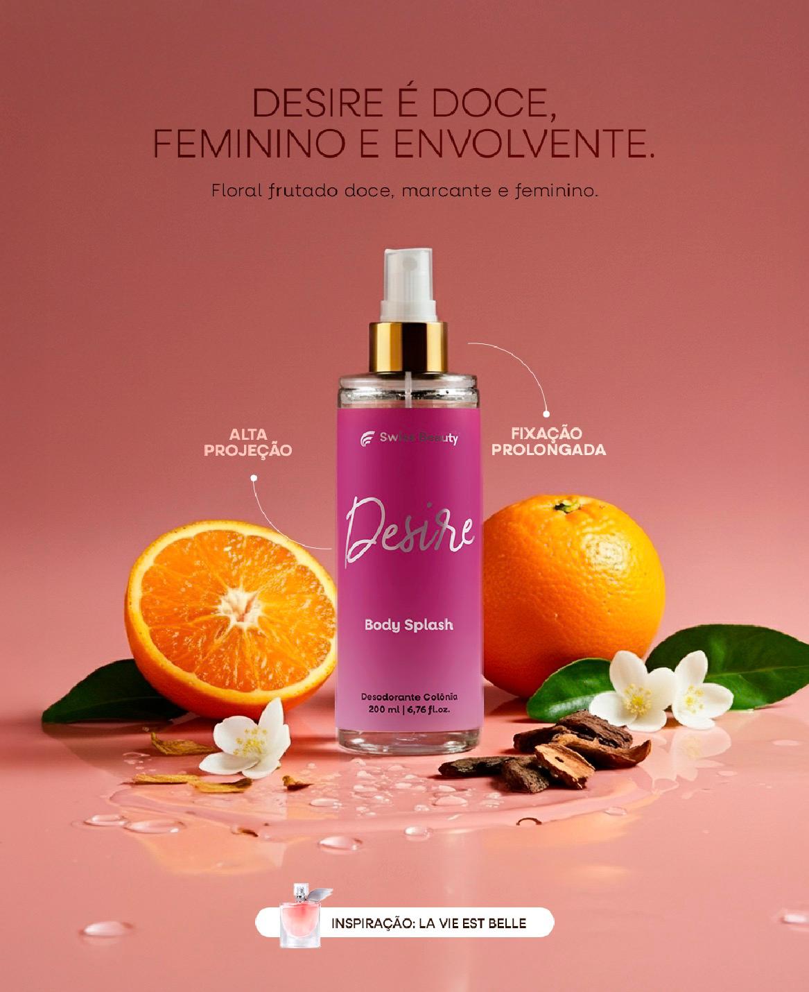 Body Splash Desire Swiss Beauty