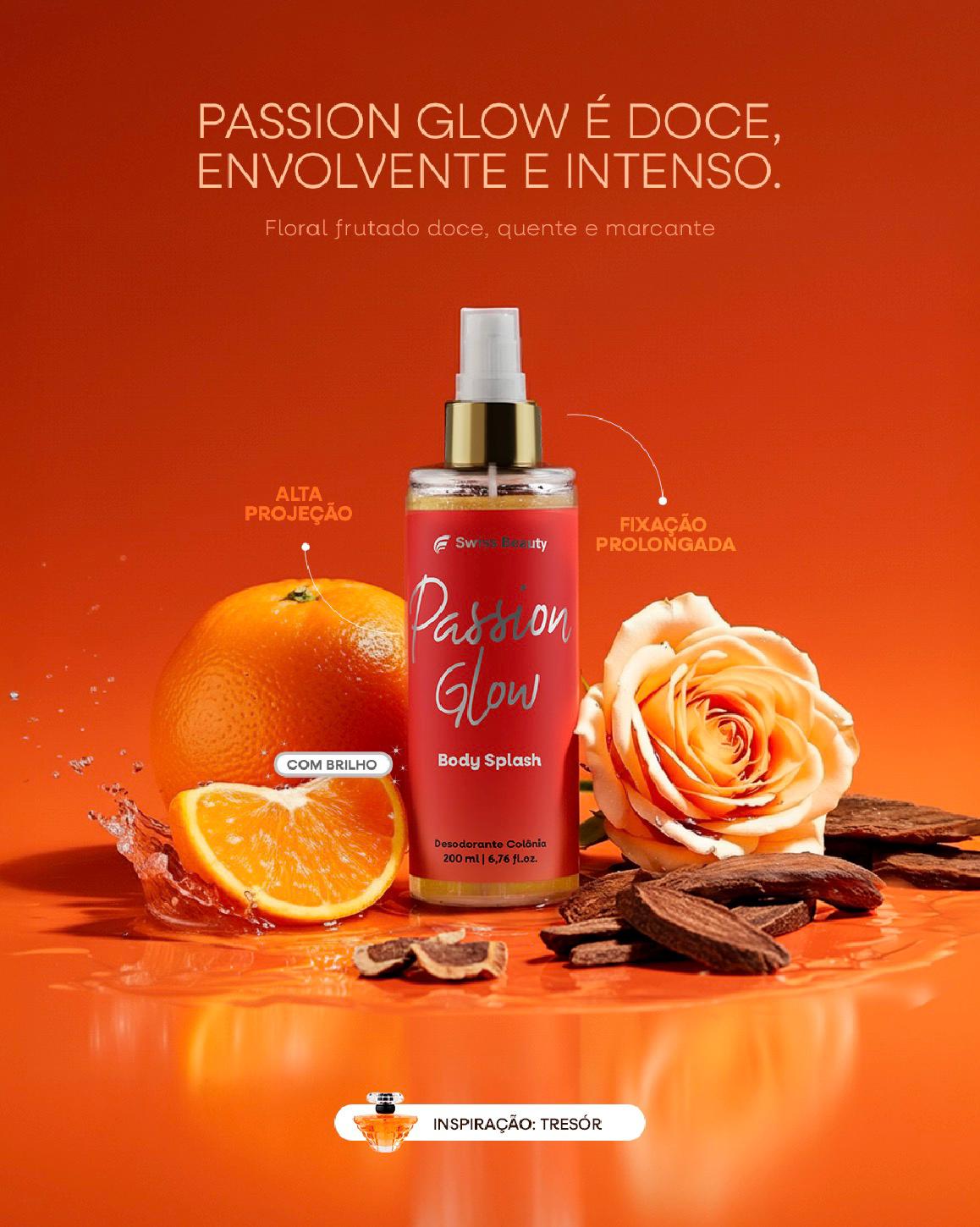 Body Splash Passion Glow Swiss Beauty