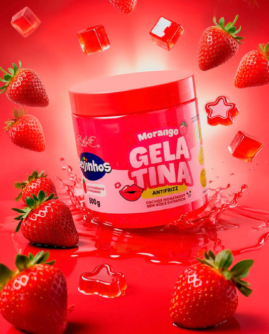 Gelatina Modeladora Morango Belkit