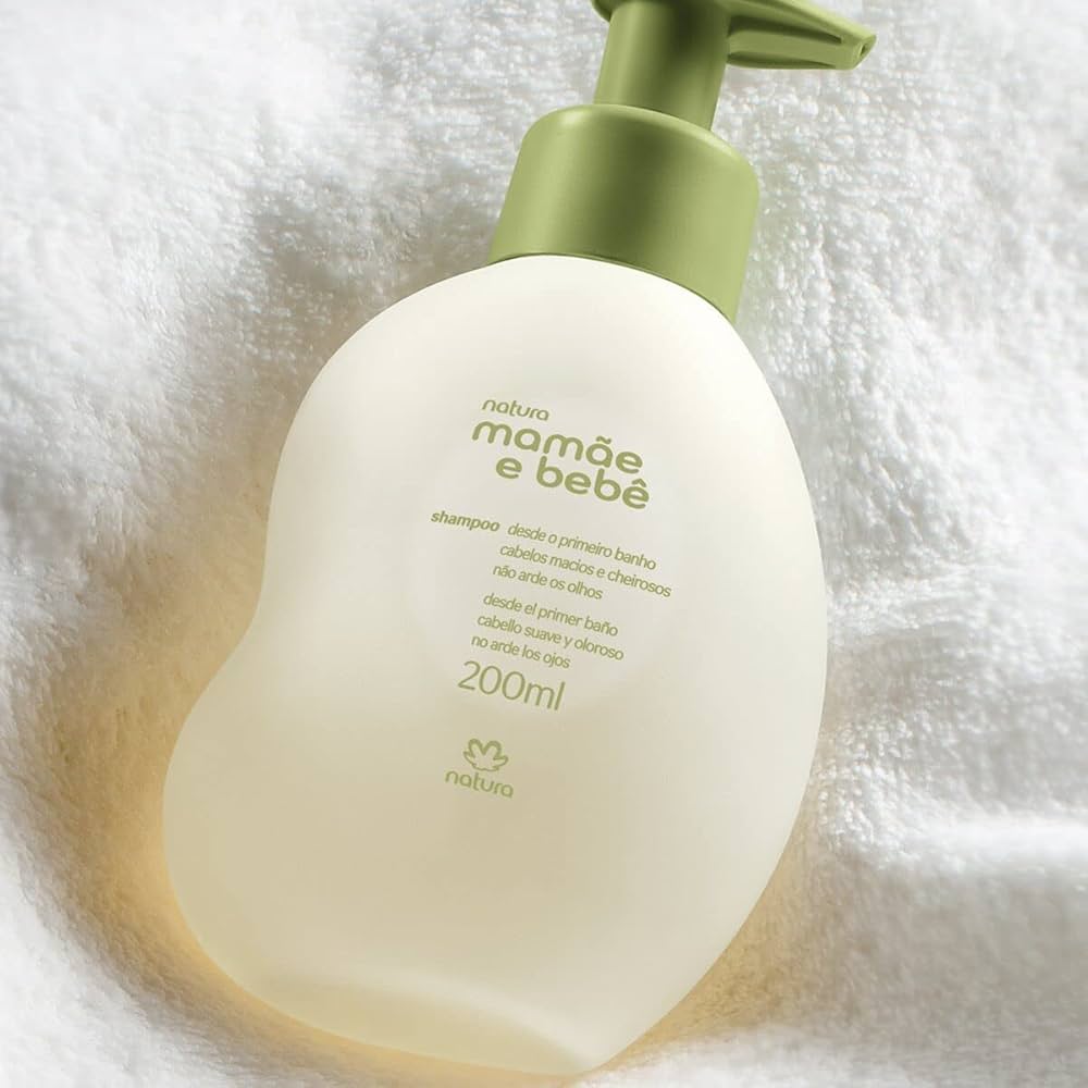 Shampoo mamãe e bebê Natura