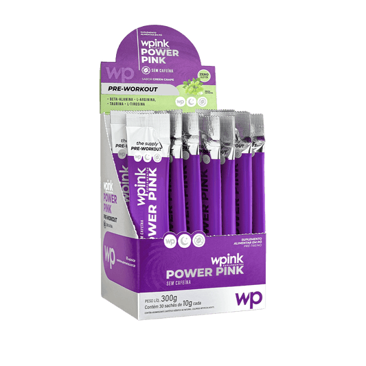 Pre workout no caffeine green grape - 300g (30unid)