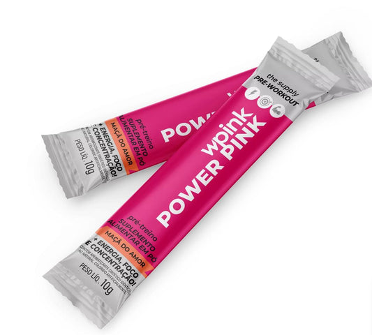 power pink de maça do amor - pré-treino – 300g